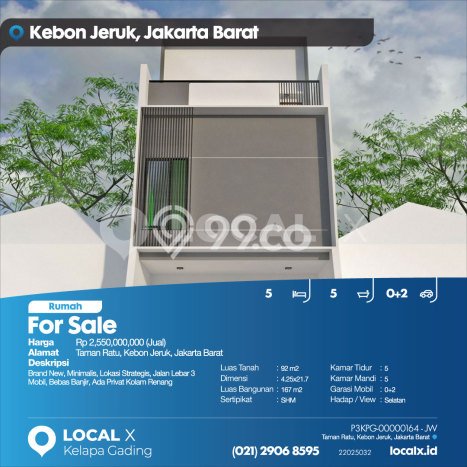 Rumah Elit LB 167m2 Siap Huni Desain Elegan di Taman Ratu, Jakarta Barat Rumah Elit LB 167m2 Siap Huni Desain Elegan di Taman Ratu, Jakarta Barat