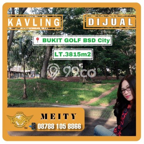 Tanah Kavling Dijual di BSD Bukit Golf, Tangerang dengan Luas Tanah 2800m2 Tanah Kavling Dijual di BSD Bukit Golf, Tangerang dengan Luas Tanah 2800m2