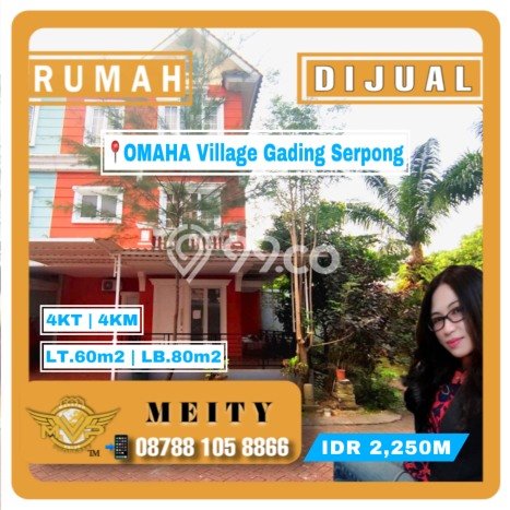 Dijual Hunian Rumah Nyaman 4 KT di Gading Serpong, Tangerang Dijual Hunian Rumah Nyaman 4 KT di Gading Serpong, Tangerang