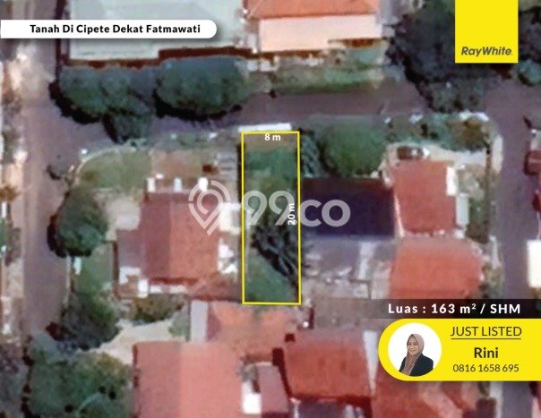 Dijual Tanah Lokasi Cipete, Jakarta Selatan Seluas 163m2 Dijual Tanah Lokasi Cipete, Jakarta Selatan Seluas 163m2