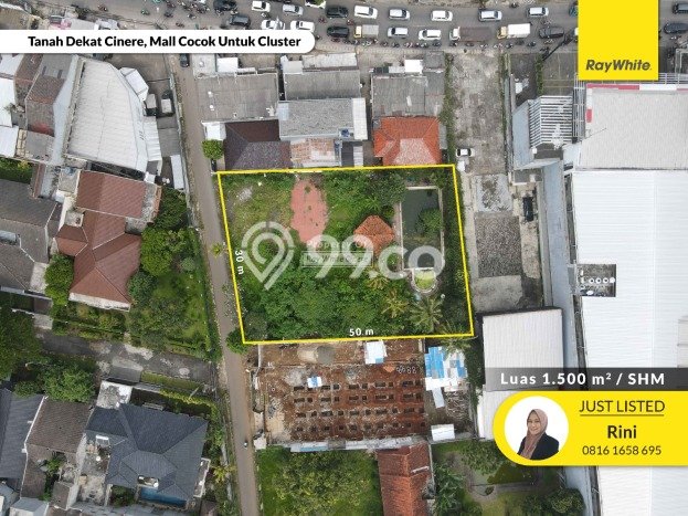 Tanah Kavling untuk Dijual di Cinere Depok 1500m2 Tanah Kavling untuk Dijual di Cinere Depok 1500m2