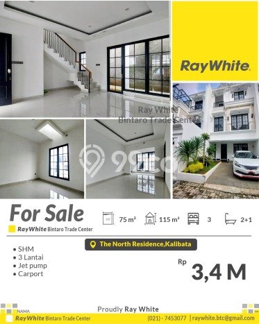 Ready to Use! Luxury House LT 75m2 Desain Modern di Kalibata Ready to Use! Luxury House LT 75m2 Desain Modern di Kalibata