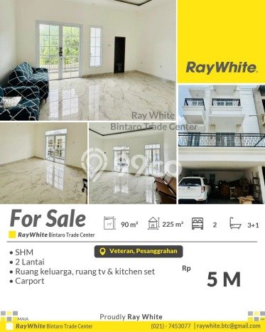 Ready to Use! Luxury House LT 90m2 Desain Elegan di Veteran Ready to Use! Luxury House LT 90m2 Desain Elegan di Veteran