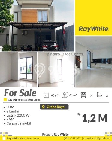 Hunian Nyaman Asri 3 KT Siap Pakai di Graha Raya Tangerang Selatan Hunian Nyaman Asri 3 KT Siap Pakai di Graha Raya Tangerang Selatan