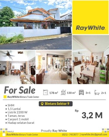 Hunian Elit LB 130m2 Siap Pakai Desain Elegan di Bintaro, Tangerang Selatan Hunian Elit LB 130m2 Siap Pakai Desain Elegan di Bintaro, Tangerang Selatan