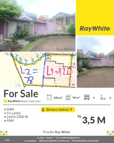 Jual Rumah Luas Elegan Dengan View Eksklusif di Bintaro, Tangerang Selatan Jual Rumah Luas Elegan Dengan View Eksklusif di Bintaro, Tangerang Selatan