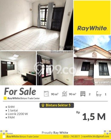 Dijual Rumah Eksklusif 2 KT di Bintaro, Tangerang Selatan Dijual Rumah Eksklusif 2 KT di Bintaro, Tangerang Selatan