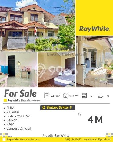 Jual Rumah Mewah Elegan Dengan View Cantik di Bintaro, Tangerang Selatan Jual Rumah Mewah Elegan Dengan View Cantik di Bintaro, Tangerang Selatan