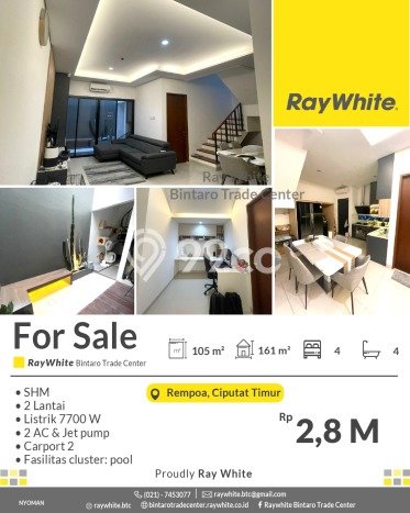 Dijual Rumah Mewah Elegan Dengan View Eksklusif di Rempoa, Tangerang Selatan Dijual Rumah Mewah Elegan Dengan View Eksklusif di Rempoa, Tangerang Selatan