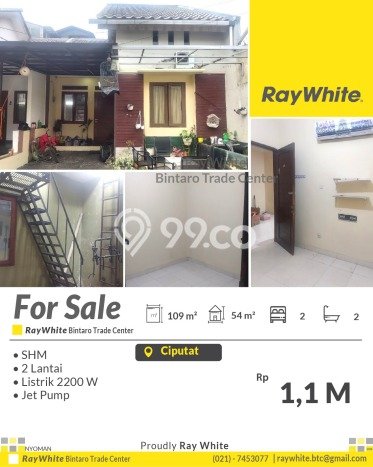 Rumah Strategis Modern Lb 54m2 di Ciputat, Tangerang Selatan Rumah Strategis Modern Lb 54m2 di Ciputat, Tangerang Selatan