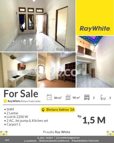 Jual Rumah Eksklusif 2 KT di Bintaro, Tangerang Selatan Jual Rumah Eksklusif 2 KT di Bintaro, Tangerang Selatan