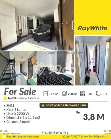 Unit Kost Dijual di Jakarta Selatan Spesifikasi 10 Kamar Tidur dan Kawasan Strategis Unit Kost Dijual di Jakarta Selatan Spesifikasi 10 Kamar Tidur dan Kawasan Strategis