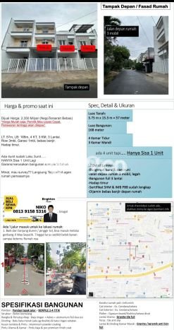 Rumah Modern 4 KT di Tanjung Duren Jakarta Barat Rumah Modern 4 KT di Tanjung Duren Jakarta Barat