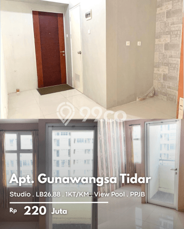 Untuk Dijual Apartemen 1 KT di Surabaya Luas 26m2 Untuk Dijual Apartemen 1 KT di Surabaya Luas 26m2