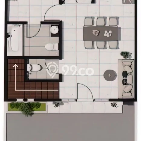 Hunian Cantik Modern Lb 70m2 di Arcamanik, Bandung Hunian Cantik Modern Lb 70m2 di Arcamanik, Bandung