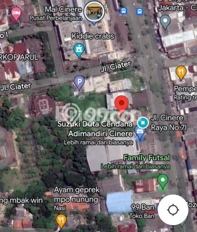 Tanah Dijual Lokasi Cinere, Depok Luas 2445m2 Legalitas Aman Tanah Dijual Lokasi Cinere, Depok Luas 2445m2 Legalitas Aman