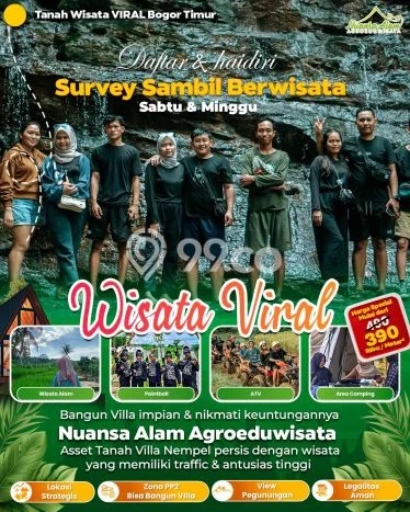 Jarang Ada! Tanah di Bogor Timur Punya Luas 100m2 SHM Jarang Ada! Tanah di Bogor Timur Punya Luas 100m2 SHM