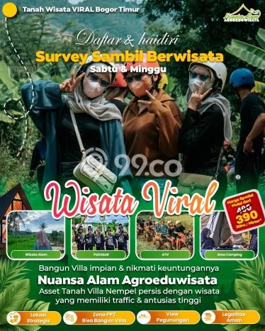 Jarang Ada! Tanah di Bogor Timur Punya Luas 100m2 SHM Jarang Ada! Tanah di Bogor Timur Punya Luas 100m2 SHM