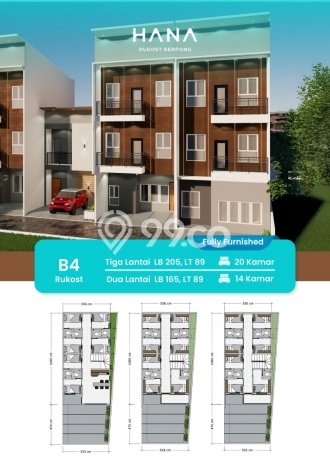 Unit Kost Dijual di Pamulang dengan 6 Kamar Tidur & Luas Bangunan 74m2 Unit Kost Dijual di Pamulang dengan 6 Kamar Tidur & Luas Bangunan 74m2