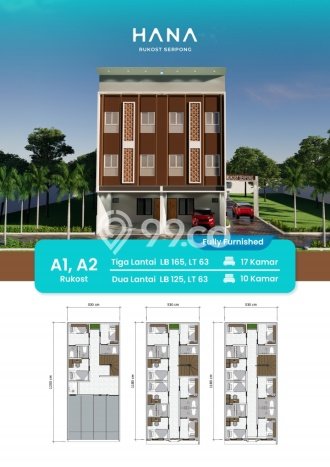 Unit Kost Dijual di Pamulang dengan 6 Kamar Tidur & Luas Bangunan 74m2 Unit Kost Dijual di Pamulang dengan 6 Kamar Tidur & Luas Bangunan 74m2