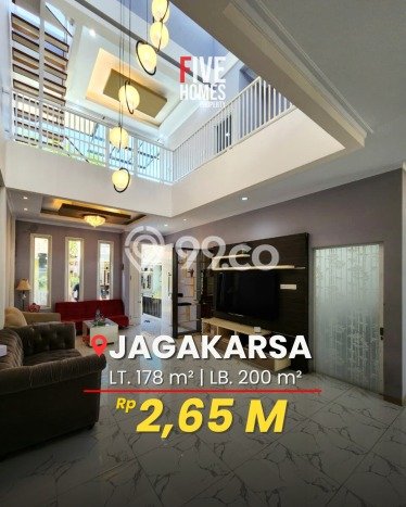 Hunian Mewah Dijual LT 178m2 di Jagakarsa, Jakarta Selatan Hunian Mewah Dijual LT 178m2 di Jagakarsa, Jakarta Selatan