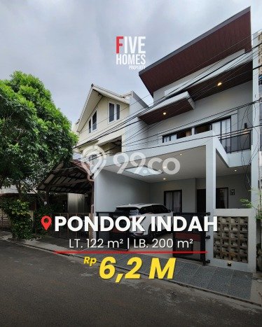 Rumah Luxury Modern Tanpa Renovasi di Pondok Indah Jakarta Selatan Rumah Luxury Modern Tanpa Renovasi di Pondok Indah Jakarta Selatan