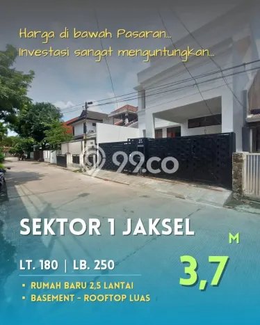 Jual Rumah Mewah Megah Dengan View Eksklusif di Sektor 1 - Bintaro, Jakarta Selatan Jual Rumah Mewah Megah Dengan View Eksklusif di Sektor 1 - Bintaro, Jakarta Selatan