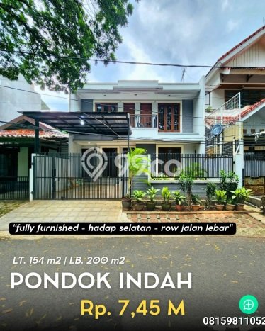 Hunian Elit LB 200m2 Siap Huni Desain Elegan di Pondok Indah, Jakarta Selatan Hunian Elit LB 200m2 Siap Huni Desain Elegan di Pondok Indah, Jakarta Selatan