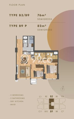 Dijual Segera Apartemen 2 KT & 2 KM di Cempaka Putih, Jakarta Pusat Dijual Segera Apartemen 2 KT & 2 KM di Cempaka Putih, Jakarta Pusat