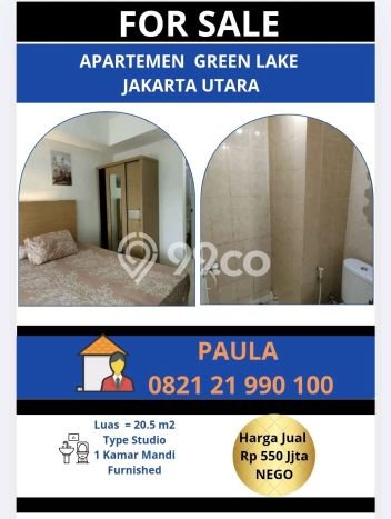 Untuk Dijual Apartemen 0 KT & 1 KM di Jakarta Utara Lokasi Strategis Untuk Dijual Apartemen 0 KT & 1 KM di Jakarta Utara Lokasi Strategis
