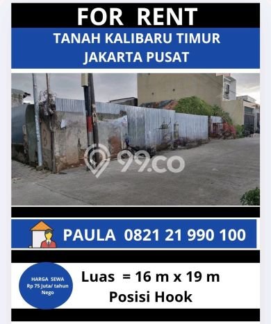 Paling Dicari! Kavling Tanah Disewakan di Senen, Jakarta Pusat Paling Dicari! Kavling Tanah Disewakan di Senen, Jakarta Pusat