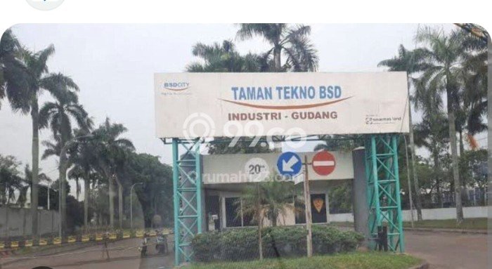 Gudang Strategis di BSD, Luas 600m², Area Niaga Gudang Strategis di BSD, Luas 600m², Area Niaga