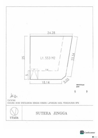 Untuk Dijual Tanah di Tangerang, Luas 533m2 PPJB Untuk Dijual Tanah di Tangerang, Luas 533m2 PPJB