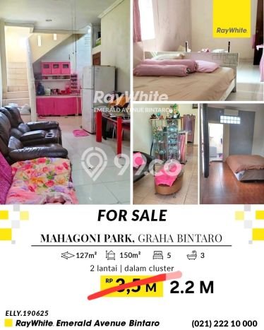 Rumah Modern Cantik 5 Kamar Bisa Langsung Pindah di Serpong Utara Rumah Modern Cantik 5 Kamar Bisa Langsung Pindah di Serpong Utara