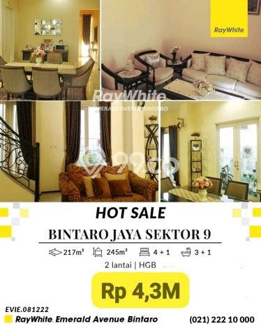Rumah Elit Modern Siap Huni di Bintaro Tangerang Selatan Rumah Elit Modern Siap Huni di Bintaro Tangerang Selatan