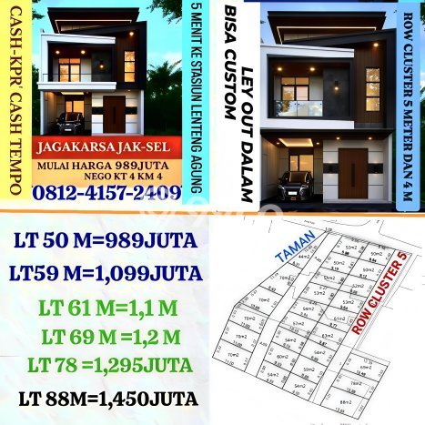 Dijual Rumah 4 Kamar Lokasi Strategis Nyaman dan Strategis di Jagakarsa Dijual Rumah 4 Kamar Lokasi Strategis Nyaman dan Strategis di Jagakarsa