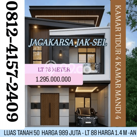 For Sale Rumah 4 Kamar Lokasi Ideal Nyaman dan Strategis di Jagakarsa For Sale Rumah 4 Kamar Lokasi Ideal Nyaman dan Strategis di Jagakarsa
