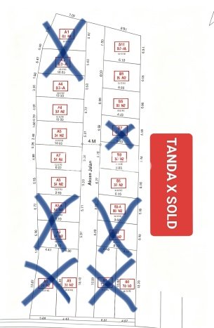 Lahan Kosong Dijual di Jagakarsa, Jakarta Selatan, Luas 60m2 Area Strategis Lahan Kosong Dijual di Jagakarsa, Jakarta Selatan, Luas 60m2 Area Strategis