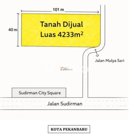 Tanah Dijual Lokasi Pekanbaru Kota, Pekanbaru Luas 4233m2 Legalitas Aman Tanah Dijual Lokasi Pekanbaru Kota, Pekanbaru Luas 4233m2 Legalitas Aman