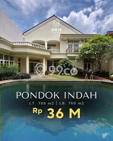 Rumah Elit Modern Tanpa Renovasi di Pondok Indah Jakarta Selatan Rumah Elit Modern Tanpa Renovasi di Pondok Indah Jakarta Selatan