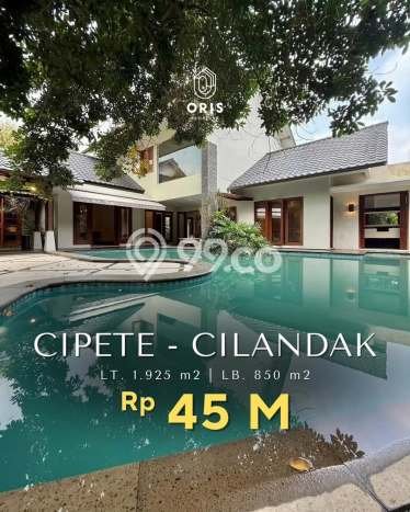 Hunian Mewah LB 850m2 Siap Huni Desain Elegan di Cipete, Jakarta Selatan Hunian Mewah LB 850m2 Siap Huni Desain Elegan di Cipete, Jakarta Selatan