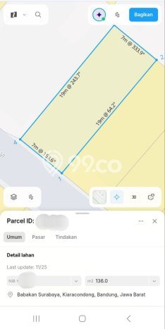 Jarang Ada! Tanah di Antapani Punya Luas 136m2 SHM Jarang Ada! Tanah di Antapani Punya Luas 136m2 SHM