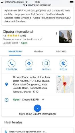 Kantor Paling Dicari LB 114m2 Dijual di Cengkareng Kantor Paling Dicari LB 114m2 Dijual di Cengkareng