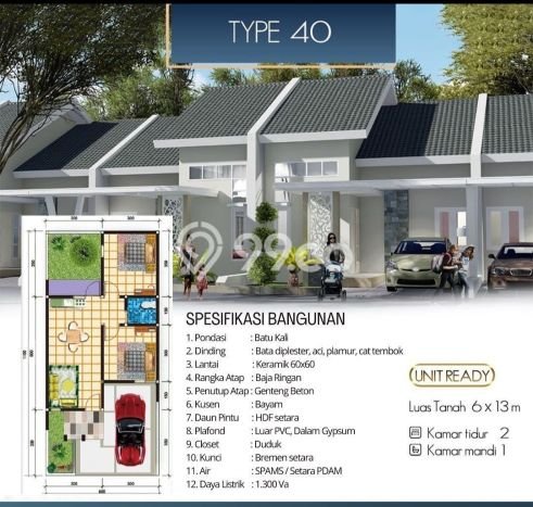 Hunian Cantik Modern Lb 50m2 di Makassar, Makassar Hunian Cantik Modern Lb 50m2 di Makassar, Makassar