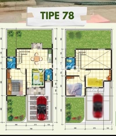 Hunian Cantik Modern Lb 50m2 di Makassar, Makassar Hunian Cantik Modern Lb 50m2 di Makassar, Makassar