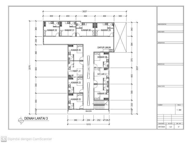 Rumah Kost Dijual di Panakkukang, Makassar dengan 35 Kamar Tidur, 36 Kamar Mandi Rumah Kost Dijual di Panakkukang, Makassar dengan 35 Kamar Tidur, 36 Kamar Mandi