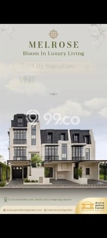 Dijual Rumah Modern 4 KT di Duta Garden, Tangerang Dijual Rumah Modern 4 KT di Duta Garden, Tangerang