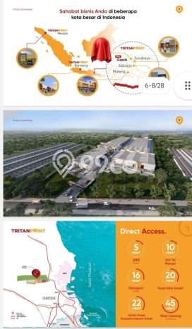 FOR SALE! Gudang di Manyar Gresik, LT 360m2, LB 288m2 FOR SALE! Gudang di Manyar Gresik, LT 360m2, LB 288m2