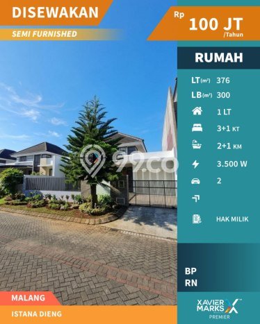 Rumah sewa siap pakai 4 KT di Dieng, Malang Rumah sewa siap pakai 4 KT di Dieng, Malang