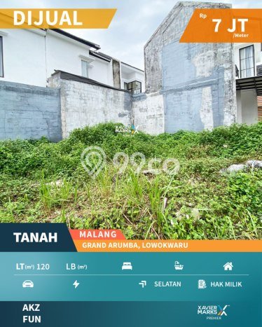 Tanah Dijual Lokasi Lowokwaru Malang SHM Tanah Dijual Lokasi Lowokwaru Malang SHM